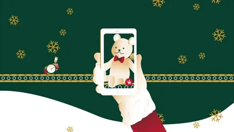 Animation of the hand with smartphone Video stock 166798759