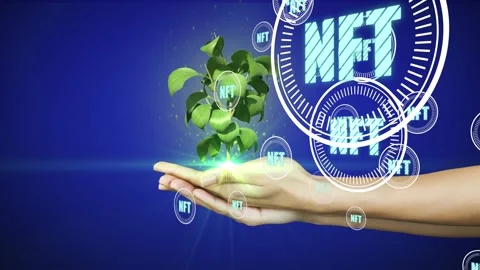 Animation of hand with tree and data processing over dark background Stock Footage 328359659