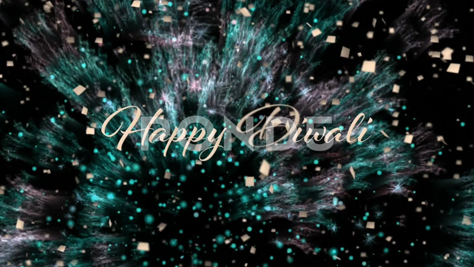 Animation of happy diwali over fireworks... | Stock Video | Pond5