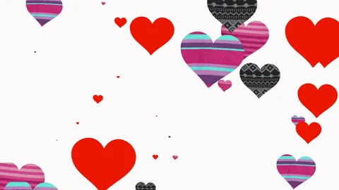 Animation heart rotates on its axis on a white background for valentine's day. Vidéo 148325614