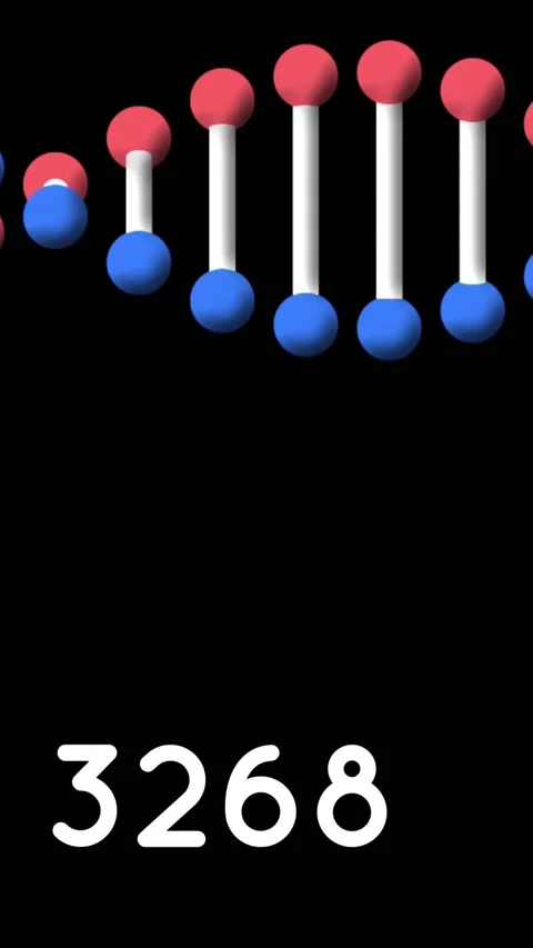 Animation of hearts over dna strand on black background Stock Footage 344593919