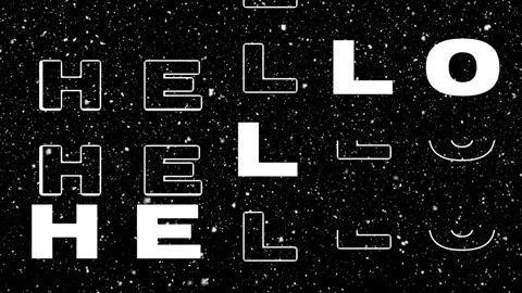 Animation of hello over snow falling on ... | Stock Video | Pond5
