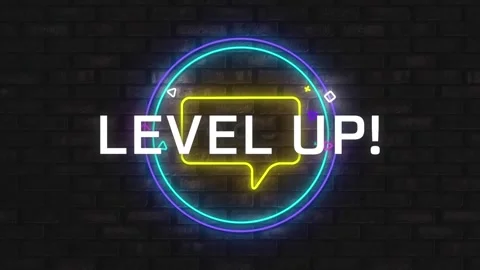 Animation of hello text in neon sign with growing over neon flash on black Stock Footage 330478555