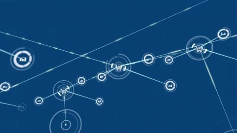 Animation of hexagonal shape pattern ove... | Stock Video | Pond5