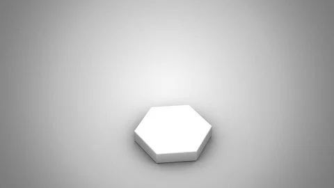 Animation of Hexagons Stock Footage 70151270