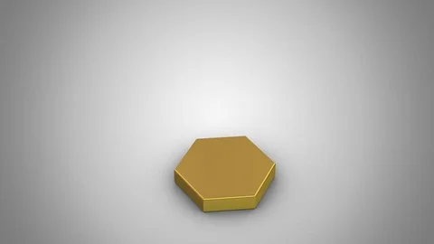Animation of Hexagons Stock Footage 70162838
