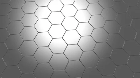 Animation of Hexagons Video stock 71261895