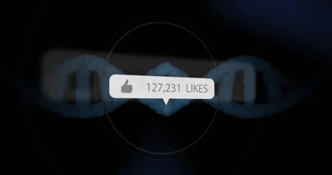 Animation of high score text over blue trail of light Video stock 329126991