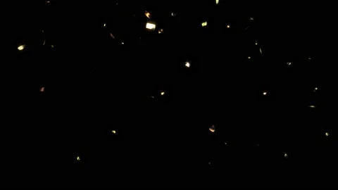 Animation of holiday confetti falling Video stock 239460410