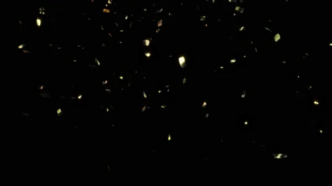 Animation of holiday confetti falling Stock Footage 239460498