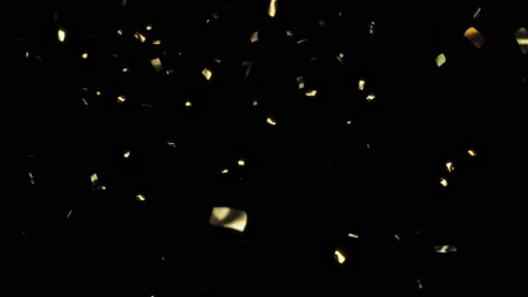 Animation of holiday confetti falling Stock Footage 239467587