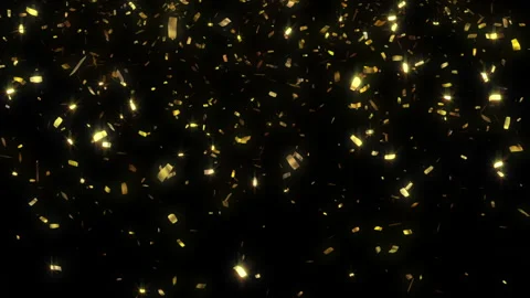 Animation of holiday confetti Video stock 100300871