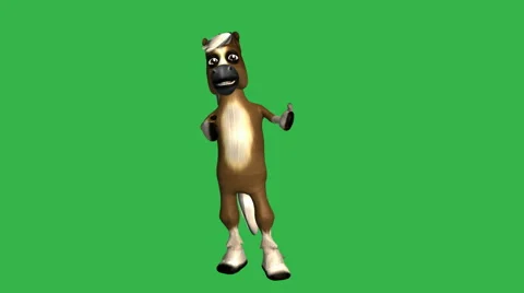 ANIMATION - Horse talking 스톡 동영상 46757047