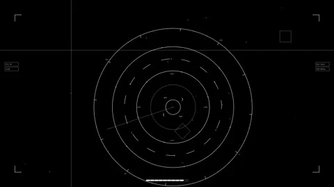 Animation of hud elements designed for web designers and video editors in a.. Stock Footage 326512514