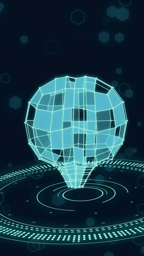Animation of human brain and digital data processing over black background Stock Footage 343714248