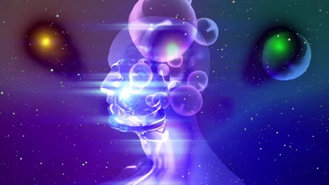 Animation Human intellectual intelligence and Mental intelligence Stockbeeldmateriaal 170603227