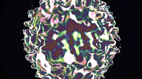 Animation Hypnotic Audio Wavefront Data Visualization Video stock 336452683