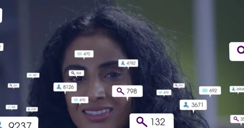 Animation of icon and changing numbers i... | Stock Video | Pond5