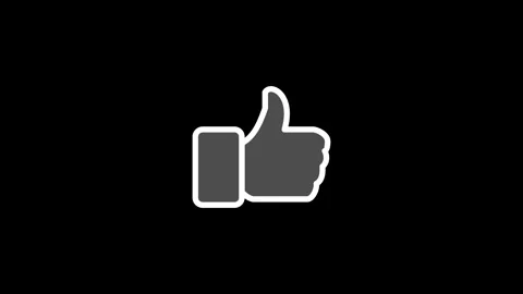 Animation icon like in black screen full hd Video stock 293164064