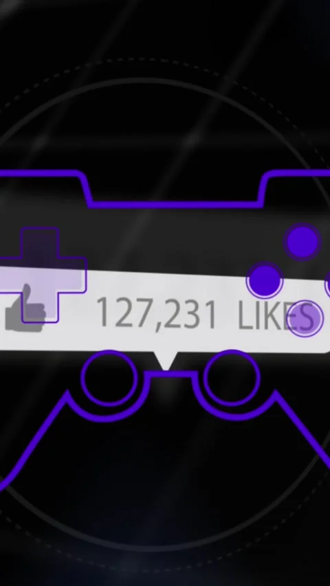 Animation of like icon with increasing numbers over world map and data Stock Footage 344556487