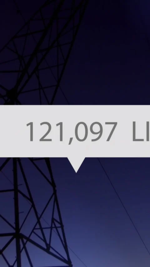 Animation of like icon with increasing numbers on a speech bubble against Stock Footage 343902532