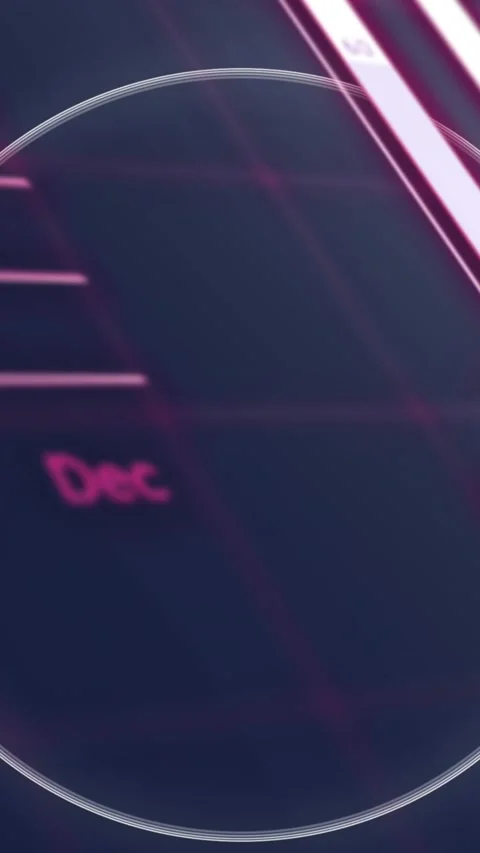 Animation of illuminated circle moving over graphs and computer language Stock Footage 321039203