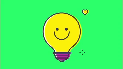 Animation incandescent lamp  Stock Footage 145519180