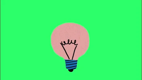 Animation incandescent lamp  Stock Footage 145519226