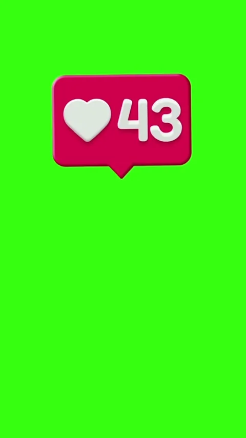 Animation of increasing number of likes Stock Footage 296923661