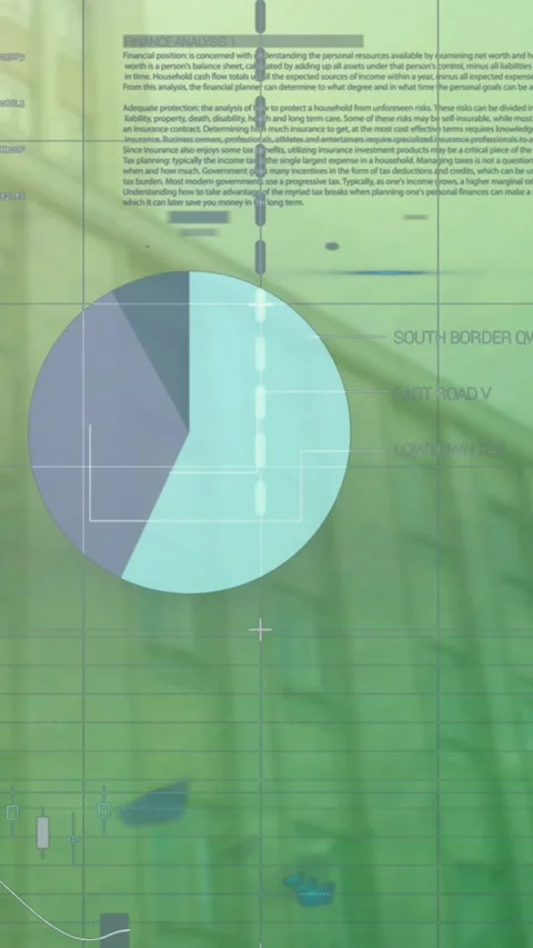 Animation of infographic interface and computer language over modern buildings Stock Footage 344706372