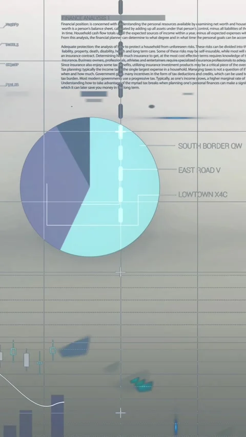 Animation of infographic interface over grid pattern against gray background Stock Footage 344525614