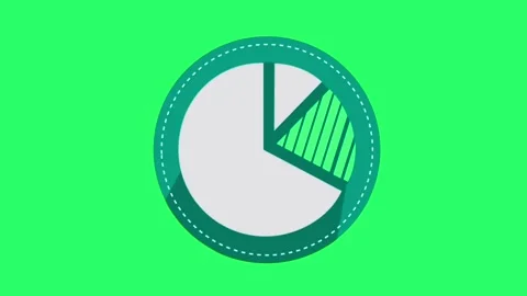 Animation infographic object on green ba... | Stock Video | Pond5