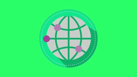 Animation infographic object on green ba... | Stock Video | Pond5