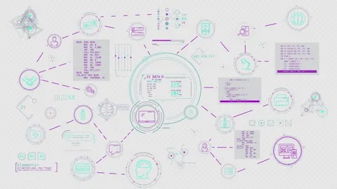 Animation of infographic schema about in... | Stock Video | Pond5