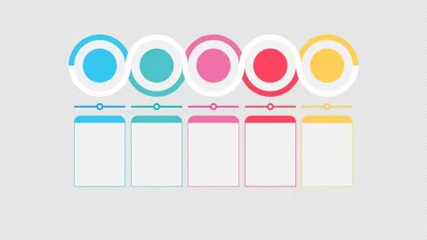 Animation infographic template Video stock 153289070