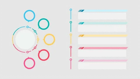 Animation infographic template Video stock 153289074