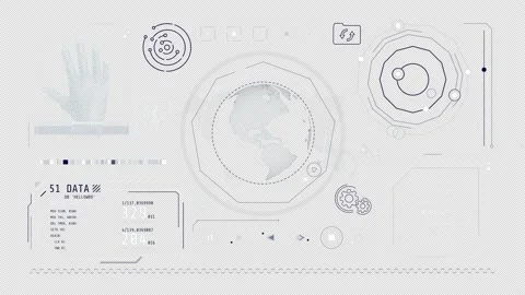 Animation of infographics about secure online transactions on alpha channel. Stock Footage 238487370
