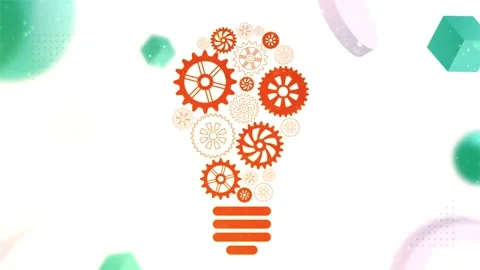 Animation of an Innovative concept Stock Footage 303819755