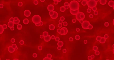Animation inside blood with microscope view Stock Footage 315648653