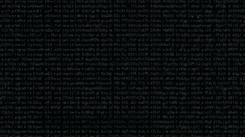 Animation Interface Computer Coding or Hacking Video stock 124593244