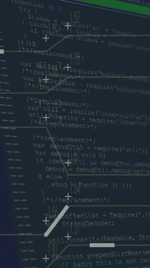 Animation of interface with data processing against black background Stock Footage 344774793