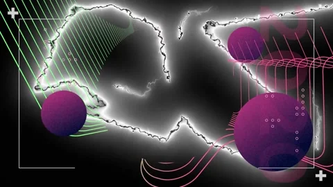 Animation of interface processing data, with white electric currents, parallel Stock Footage 165605900