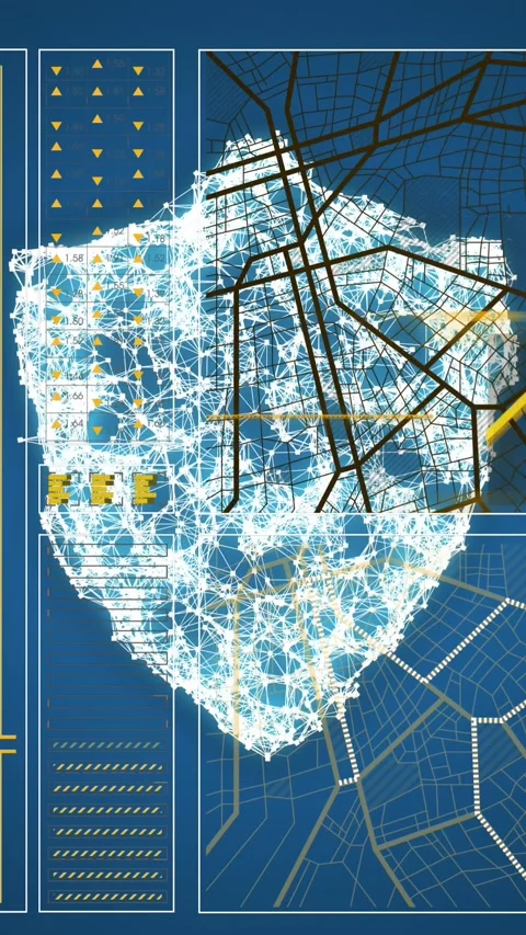 Animation of interfaces with data processing over security shield icon against Stock Footage 321441225