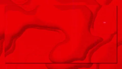 Animation of interference over shapes on colourful background Stock Footage 308055357