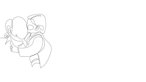 animation isolated continuous line | Stock Video | Pond5