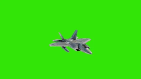 Animation of jet on green background 库存影片 334046295