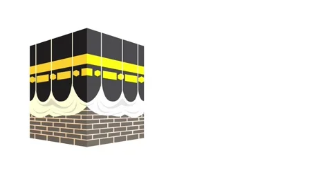Animation of the Kaaba 库存影片 343261593