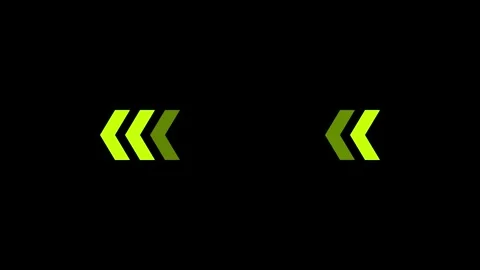 Animation of left, previous or backward direction icon concept. Green colou.. Stock Footage 335648631