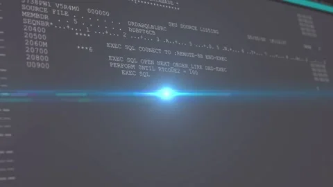 Animation of lens flare over numbers and computer language against black Stock Footage 328083513
