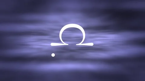 Animation of libra zodiac sign Stock Footage 40352504